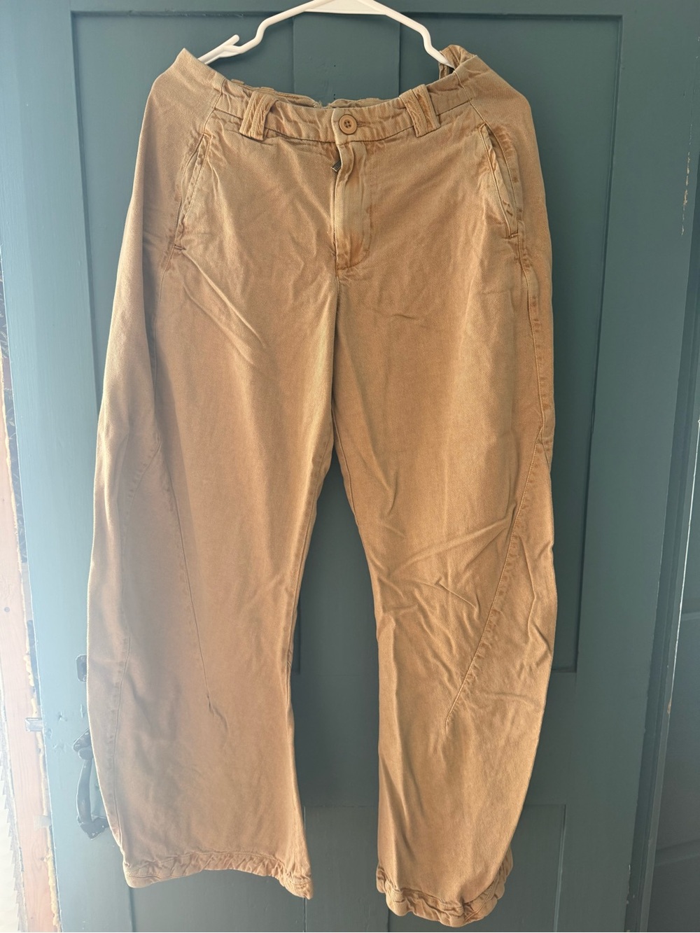 Free People Spotlight Washed Barrel Chino Pant Size 2 Regular